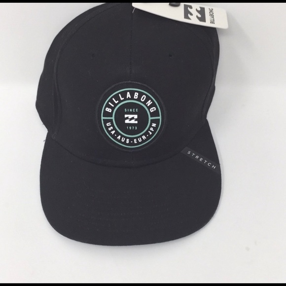 NEW Billabong Men’s Rotor Stretch Black Hat - Picture 3 of 3